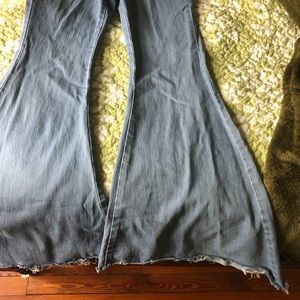 Free People Flare Jeans, Boho, 70s, Hippie